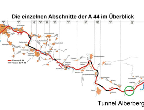 BAB A44, VKE C24, Tunnel Alberberg